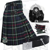 Battle Of Kilts Men’s Tartan Kilt Outfit – 6-Piece Scottish Set with Premium Accessories